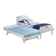 [Pre-Order] Snoozeland Starlight Bed Frame with Pull Out Single Raising Trundle on Sale