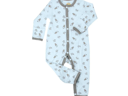 Baa Baa Sheepz Romper Blue Small Star & Sheepz - 24M Online Sale