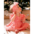 Purebaby Organic Bow Headband Gingham Star Broderie on Sale