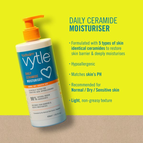 Suu Balm Vytle Daily Ceramide Moisturiser 450ml Online Hot Sale