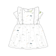 Hamako Tencel Baby Kids Frill Dress Famyard  Hot on Sale