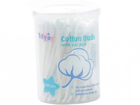 Tollyjoy Cotton Buds With Ear Pick (100Pcs) Online Sale