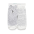 Purebaby 2 Organic Koala Socks Online now