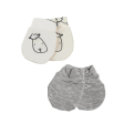 Baa Baa Sheepz Mittens Sweet Dreams Baa Baa + Grey Set 2 Pairs For Sale