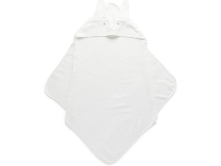 Purebaby Organic Hooded Towel - Vanilla Bunny Sale