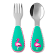 Skip Hop Zoo Utensils Fork & Spoon - Flamingo For Discount