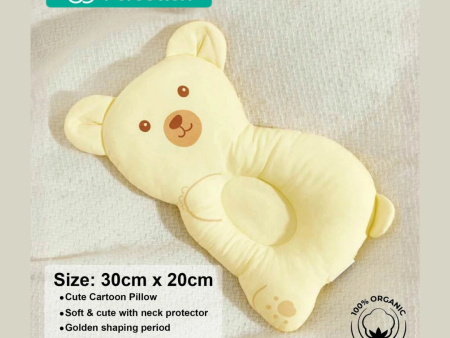 Purcotton Baby Head-shaping Pillow Bear 30 x 20cm Online now