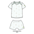 Hamako Tencel Baby Kids Short Set Whispering Wings For Discount