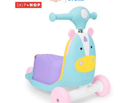 Skip Hop Zoo 3-in-1 Ride-On Toy - Unicorn (12m+) Online Sale