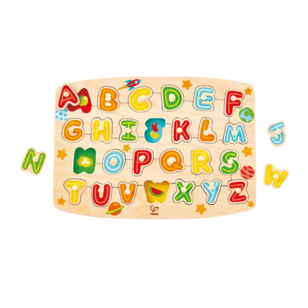 Hape Alphabet Peg Puzzle (3y+) For Sale