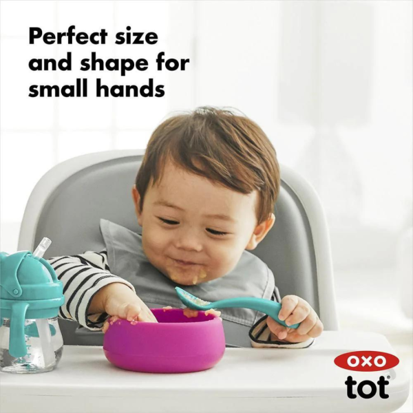 Oxo Tot Silicone Bowl - Pink Online Sale