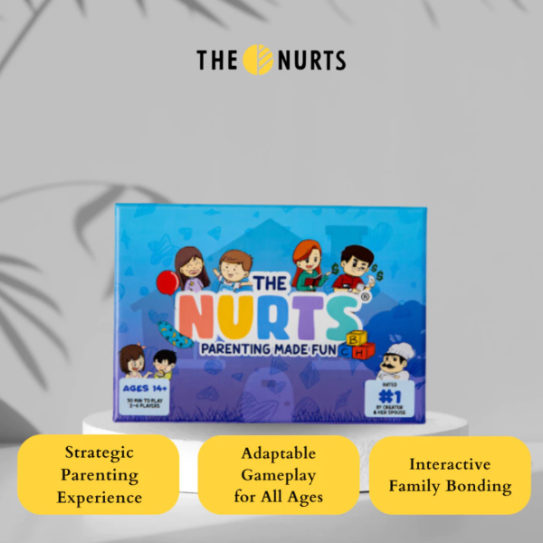 The Nurts Parenting Made Fun Card Game | 14yrs+ | Strategic Fun & Family Friendly Game Night Educational Card Game For Sale