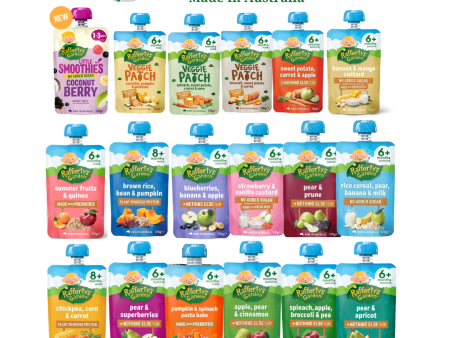 Rafferty s Garden Baby Food Pouches 120g 6m+ 8m+ Made In Australia Fashion