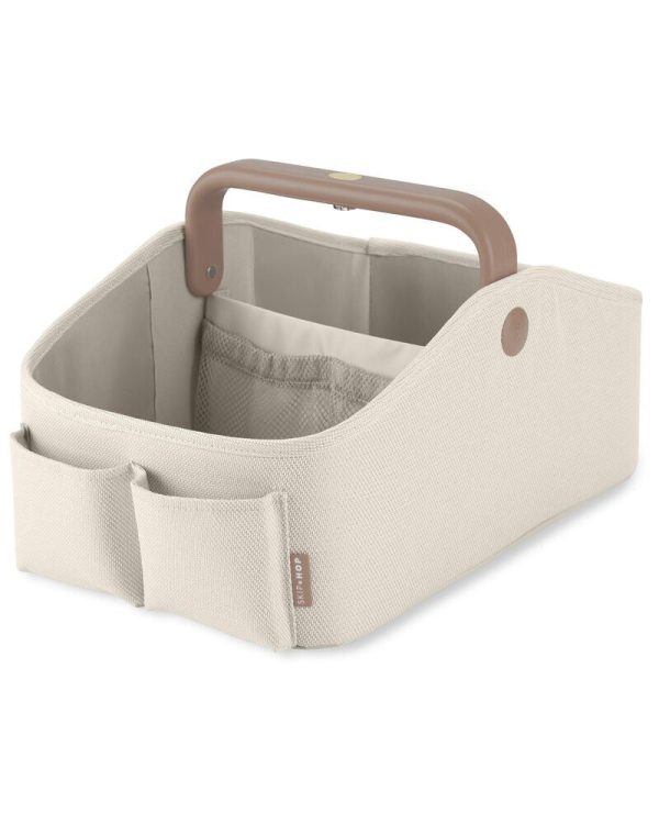 Skip Hop Nursery Style Light Up Diaper Caddy - Oat Online now