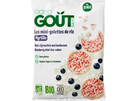 Good Gout Mini Rice Cakes 40g - Blueberry Discount