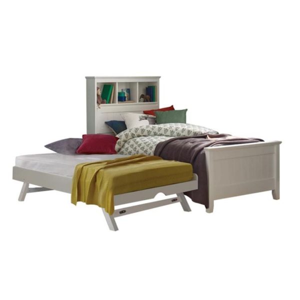 [Pre-Order] Snoozeland Jack Super Single Bed Frame with Pull Out Single Raising Trundle Sale