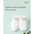 Bebe Bamboo Bamboo Mesh Hugbee Baby Socks White on Sale