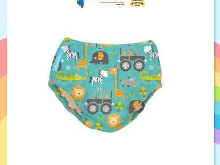 Charlie Banana Swim Diaper & Training Pants - Gone Safari (L) For Sale