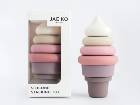 Jae Ko Silicone Ice Cream Stacking Toy Online Hot Sale