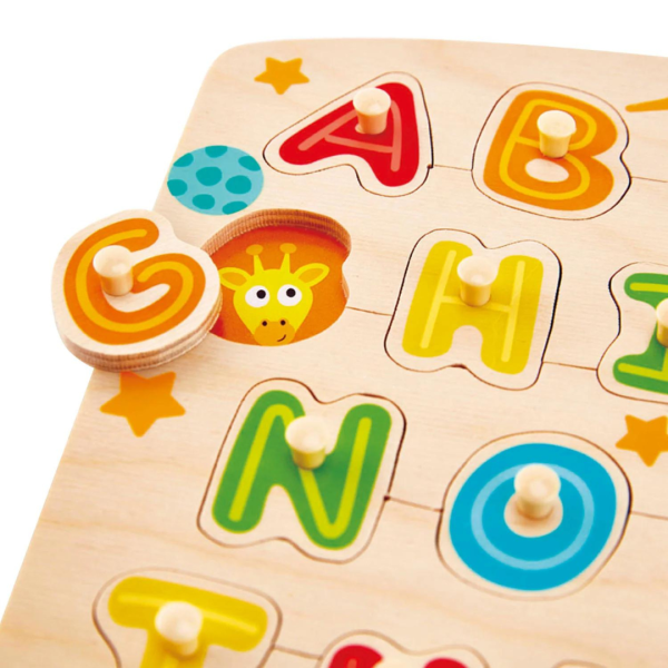 Hape Alphabet Peg Puzzle (3y+) For Sale