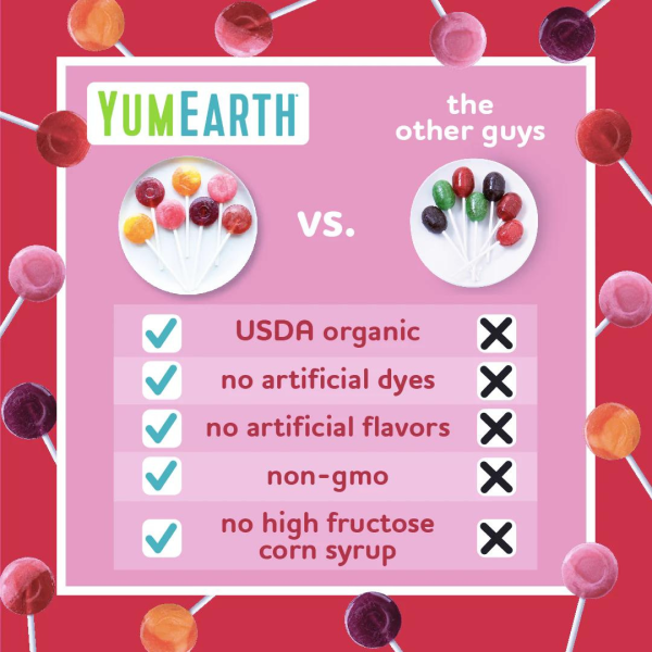 Yumearth Organic Lollipops Mix Flavors Hot on Sale