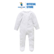 Purebaby Zip Growsuit - Pale Grey Melange Stripe Online Sale