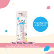 BZU BZU Kids Oral Care Travel Kit 3+ Years (Strawberry Toothpaste + Pink Toothbrush) Online Sale