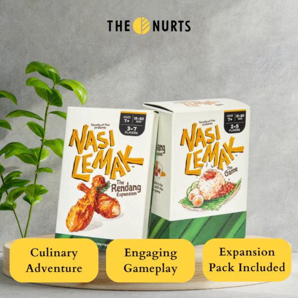 The Nurts Nasi Lemak The Game (Base & Expansion Pack) 2 in 1 Hot on Sale