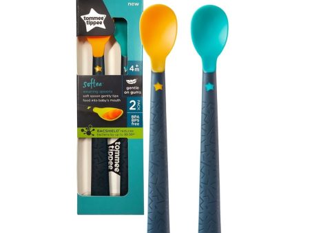 Tommee Tippee Softee Weaning Spoon 2Pc Cheap