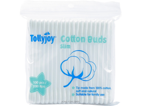 Tollyjoy Cotton Buds Slim (100Pcs) Discount