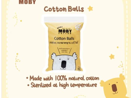 MOBY Standard Size Cotton Balls 300g Online Sale