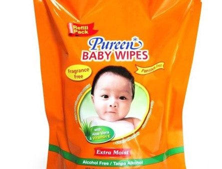 Pureen Baby Wipes Refill Pack 150 pcs Online Hot Sale