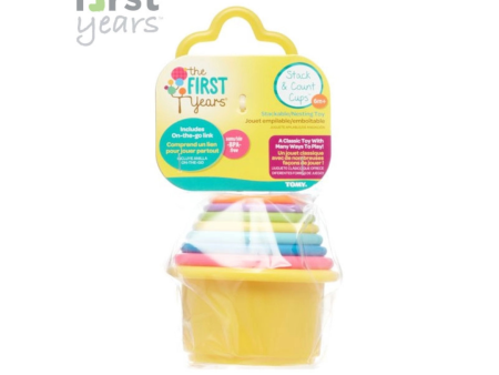 The First Years 2341 Stack Count Cup 8pcs (Random colors) For Sale