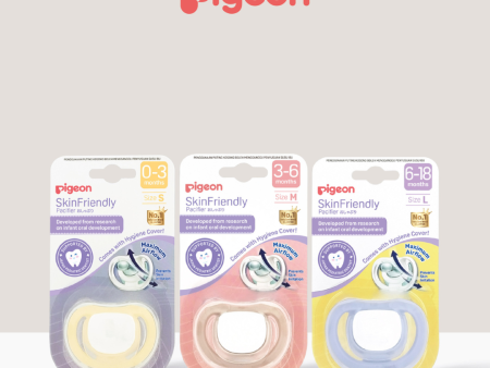 Pigeon SkinFriendly Pacifier (S M L) For Sale