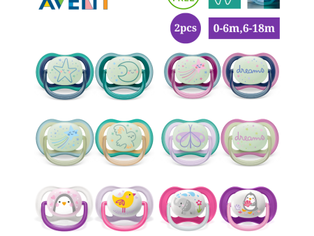 Philips Avent Ultra Air Soother Twin Pack (0-6m) (6-18m) Sale