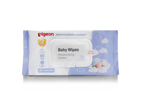 Pigeon Baby Wipes Moisturizing Cloths (3x70s) Cheap