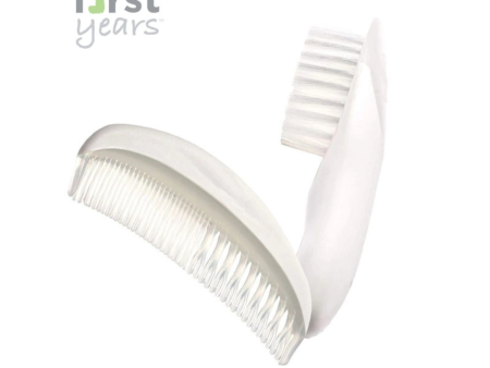 The First Years 7067 Comfort Care Comb & Brush - Soft Bristles Online Sale