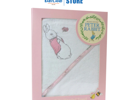 Bubba Blue Peter Rabbit  Hop Little Rabbit  Hooded Towel - Pink (80x80cm) Fashion