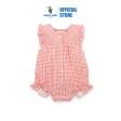 Purebaby Organic Gingham Star Broderie Festival Bodysuit Online now