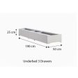 [Pre-Order] Snoozeland Holly Bedframe with Underbed 3 Drawers Hot on Sale