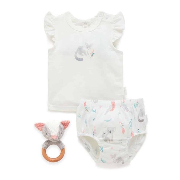 Purebaby - Organic Baby Possum Friends Gift Pack (3-6m) Sale