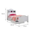 [Pre-Order] Snoozeland Daisy Bedframe with Underbed 3 Drawers Sale