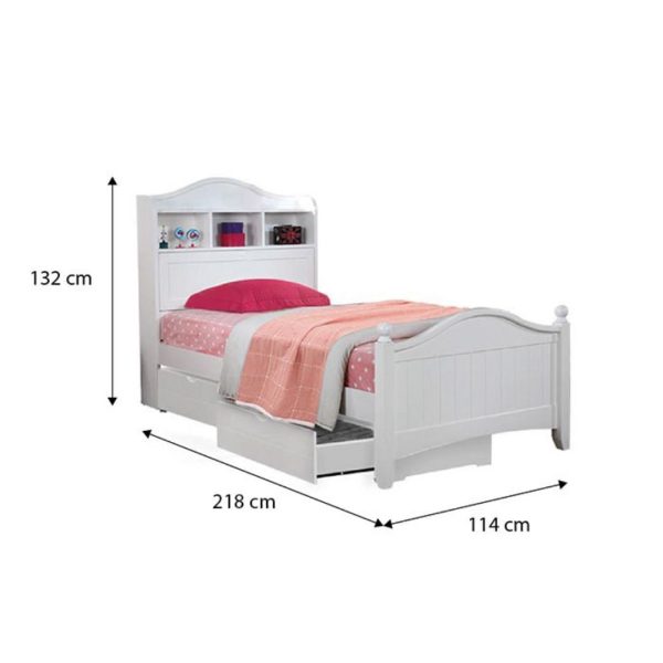 [Pre-Order] Snoozeland Daisy Bedframe with Underbed 3 Drawers Sale