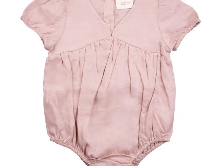 Hatch Signature Linen Romper Discount