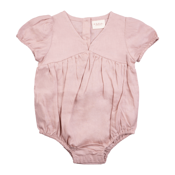 Hatch Signature Linen Romper Discount