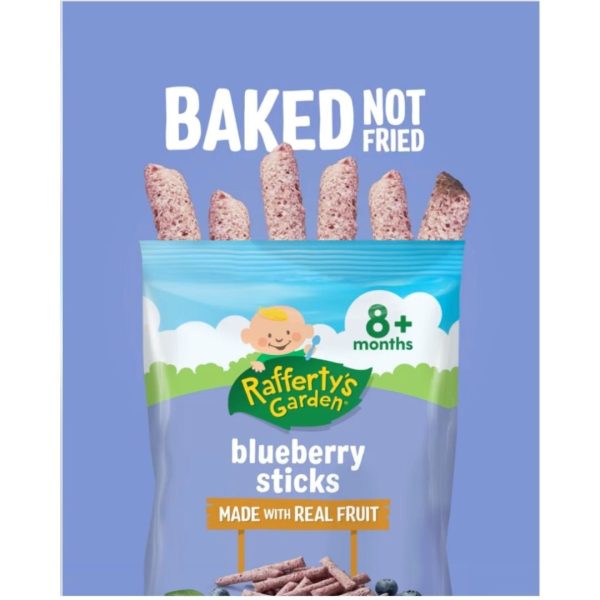 Raffertys Garden Sticks Blueberry 15g (8m+) Discount