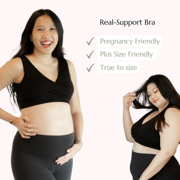 Boss Mama Real-Support Bra (Black) Fashion