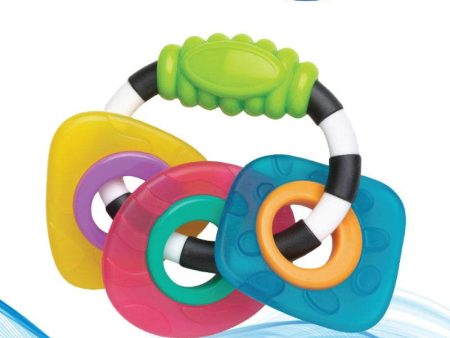 Playgro Textured Teething Rattle 3m+ Cheap