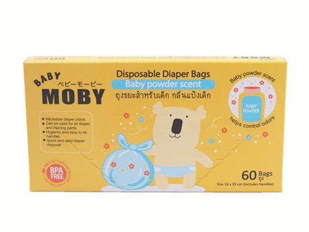 MOBY Disposable Diaper Bags 60 Pcs For Discount