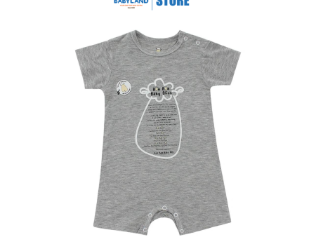 Baa Baa Sheepz SPECIAL EDITION - Romper Short Sleeve Baa Baa Baby Bliss Grey (6M) Online